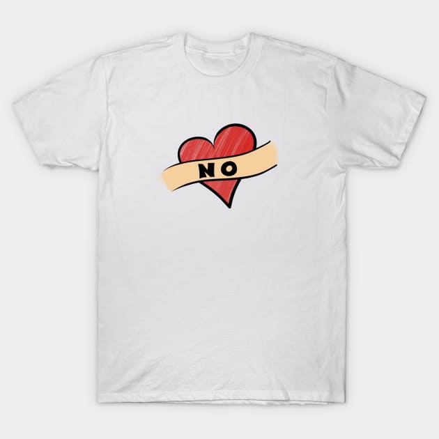 Love? No T-Shirt by simokava